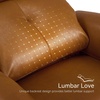 image:imageMCombo Small Zero Wall Hugger Power Recliner for Small Space Leather PR699  0 Wall Clearance 179 Low Seat Height Petite Friendly Lumbar Support USBTypeC Ports No Tool 10 Minutes AssemblyCognac Brown