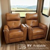 image:imageMCombo Small Zero Wall Hugger Power Recliner for Small Space Leather PR699  0 Wall Clearance 179 Low Seat Height Petite Friendly Lumbar Support USBTypeC Ports No Tool 10 Minutes AssemblyCognac Brown