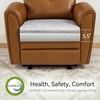 image:imageMCombo Small Zero Wall Hugger Power Recliner for Small Space Leather PR699  0 Wall Clearance 179 Low Seat Height Petite Friendly Lumbar Support USBTypeC Ports No Tool 10 Minutes AssemblyCognac Brown
