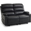 image:imageMCombo 64 in Oversized Reclining Loveseat with Heat amp Massage 6711 LGrey  155 Zero Gravity Power Recline Adjustable Headrest Storage Console Dual Charging Ports Cup HoldersFSC amp OEKO CertifiedBlack