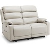 image:imageMCombo 64 in Oversized Reclining Loveseat with Heat amp Massage 6711 LGrey  155 Zero Gravity Power Recline Adjustable Headrest Storage Console Dual Charging Ports Cup HoldersFSC amp OEKO CertifiedLight Grey