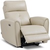 image:imageMCombo Small Zero Wall Hugger Power Recliner for Small Space Leather PR699  0 Wall Clearance 179 Low Seat Height Petite Friendly Lumbar Support USBTypeC Ports No Tool 10 Minutes AssemblyBeige