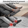 image:imageMCombo Power Lift Recliner Chair for Elderly Electric Lift Chair with Extended Footrest USB Ports Cup Holders Fabric 7281 Navy Blue SmallDark Gray