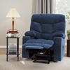 image:imageMCombo Power Lift Recliner Chair for Elderly Electric Lift Chair with Extended Footrest USB Ports Cup Holders Fabric 7281 Navy Blue SmallNavy Blue