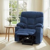 image:imageMCombo Power Lift Recliner Chair for Elderly Electric Lift Chair with Extended Footrest USB Ports Cup Holders Fabric 7281 Navy Blue SmallNavy Blue