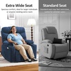 image:imageMCombo Power Lift Recliner Chair for Elderly Electric Lift Chair with Extended Footrest USB Ports Cup Holders Fabric 7281 Navy Blue SmallNavy Blue