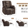 image:imageMCombo Power Lift Recliner Chair with Massage for Eldery 7507 GreyCoffee