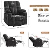 image:imageMCombo Power Lift Recliner Chair with Massage for Eldery 7507 GreyDark Grey