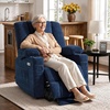 image:imageMCombo Power Lift Recliner Chair with Massage for Eldery 7507 GreyNavy Blue