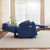 image:imageMCombo Triple Motor Power Lift Recliner Chair Leather 7661 Beige MediumBlue