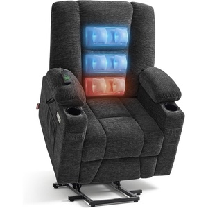 image:imageMCombo Power Lift Recliner Chair with Massage for Eldery 7507 GreyDark Grey