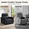 image:imageMCombo 272 Oversized Power Recliner Chair for Big and Tall HL178Black