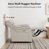 image:imageMCombo Zero Wall Hugger Power Recliner Chair for Adult ST257 Dark GreyBeige