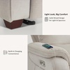 image:imageMCombo Zero Wall Hugger Power Recliner Chair for Adult ST257 Dark GreyBeige