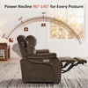 image:imageMCombo Zero Wall Hugger Power Recliner Chair for Adult ST257 Dark GreyCoffee