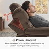 image:imageMCombo Zero Wall Hugger Power Recliner Chair for Adult ST257 Dark GreyCoffee