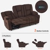 image:imageMCombo 75 in Power Reclining Loveseat with Storage Console 6034M2 BrownBrown