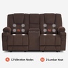 image:imageMCombo 75 in Power Reclining Loveseat with Storage Console 6034M2 BrownBrown