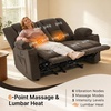 image:imageMCombo 75 in Power Reclining Loveseat with Storage Console 6034M2 BrownBrown