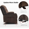 image:imageMCombo 75 in Power Reclining Loveseat with Storage Console 6034M2 BrownBrown