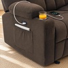 image:imageMCombo 75 in Power Reclining Loveseat with Storage Console 6034M2 BrownBrown