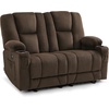 image:imageMCombo 75 in Power Reclining Loveseat with Storage Console 6034M2 BrownBrown