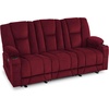 image:imageMCombo 75 in Power Reclining Loveseat with Storage Console 6034M2 BrownBurgundy