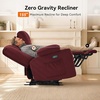 image:imageMCombo 75 in Power Reclining Loveseat with Storage Console 6034M2 BrownBurgundy