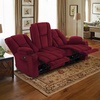 image:imageMCombo 75 in Power Reclining Loveseat with Storage Console 6034M2 BrownBurgundy