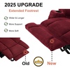 image:imageMCombo 75 in Power Reclining Loveseat with Storage Console 6034M2 BrownBurgundy