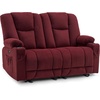 image:imageMCombo 75 in Power Reclining Loveseat with Storage Console 6034M2 BrownBurgundy