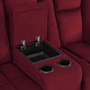 image:imageMCombo 75 in Power Reclining Loveseat with Storage Console 6034M2 BrownBurgundy