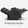 image:imageMCombo 75 in Power Reclining Loveseat with Storage Console 6034M2 BrownGrey