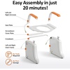 image:imageMCombo Dual Motor Power Toilet Seat Lift for Elderly 350lbs TL377CW